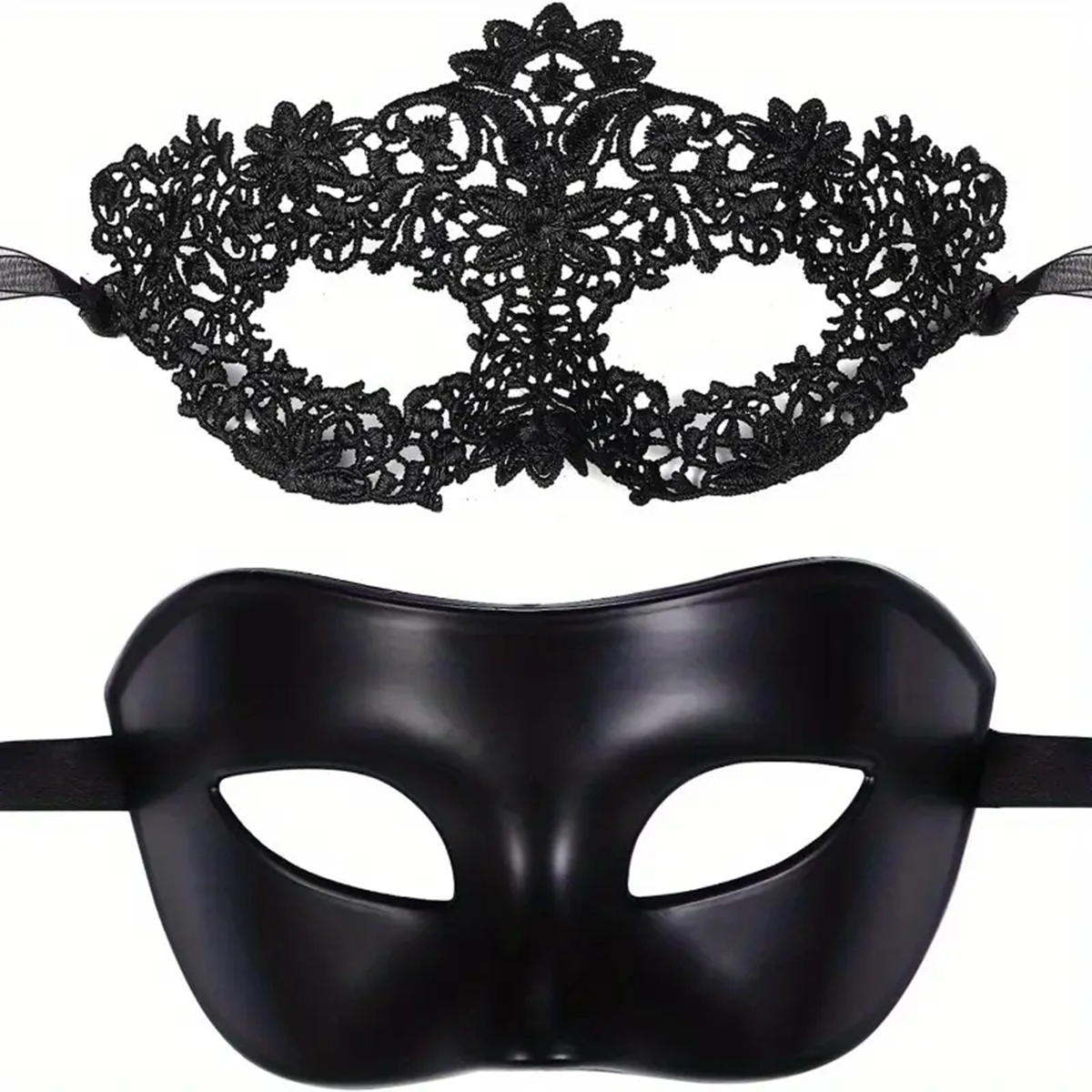 Black Face Mask Pack - 2 szt. Gorące Nowe Seksowne Czarne