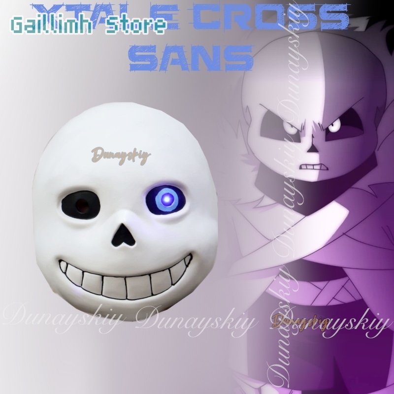 Black Face Mask Pack - UNDERTALE Gra XTALE Cross Sans Cosplay