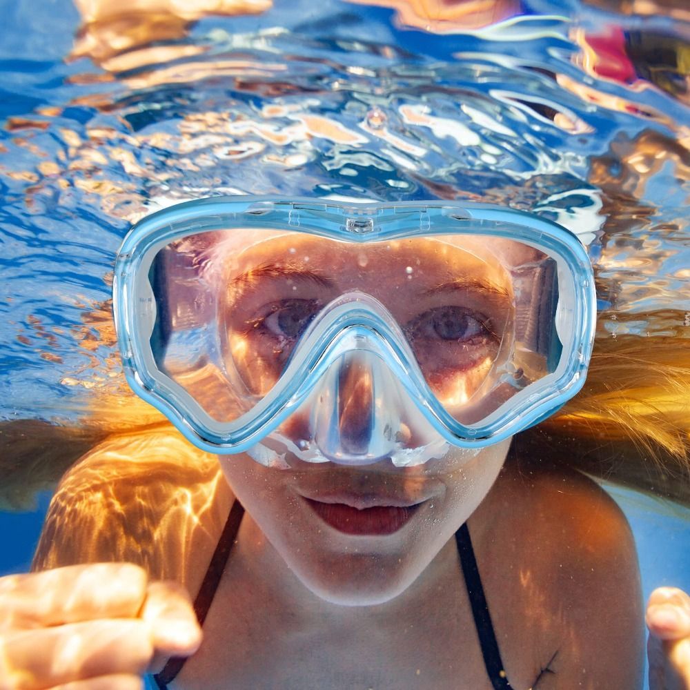 Anti Pollution Mask - Okulary pływackie unisex dla dzieci z