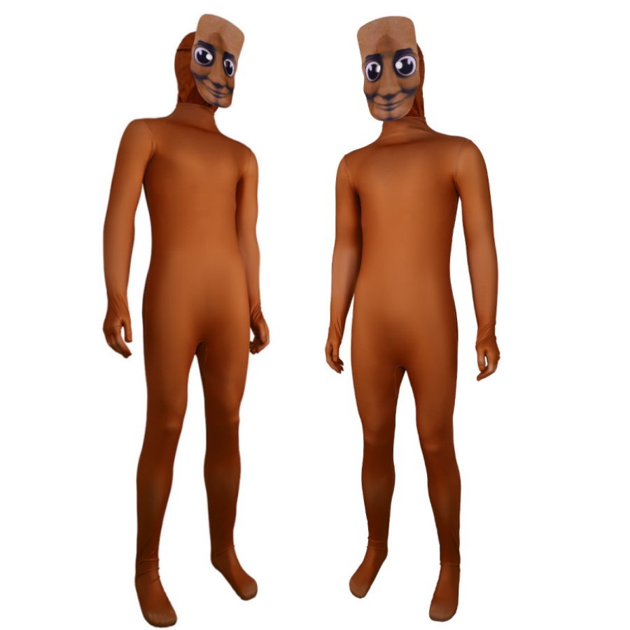 Kids Face Mask - Żółty kombinezon na imprezę cosplay kostium