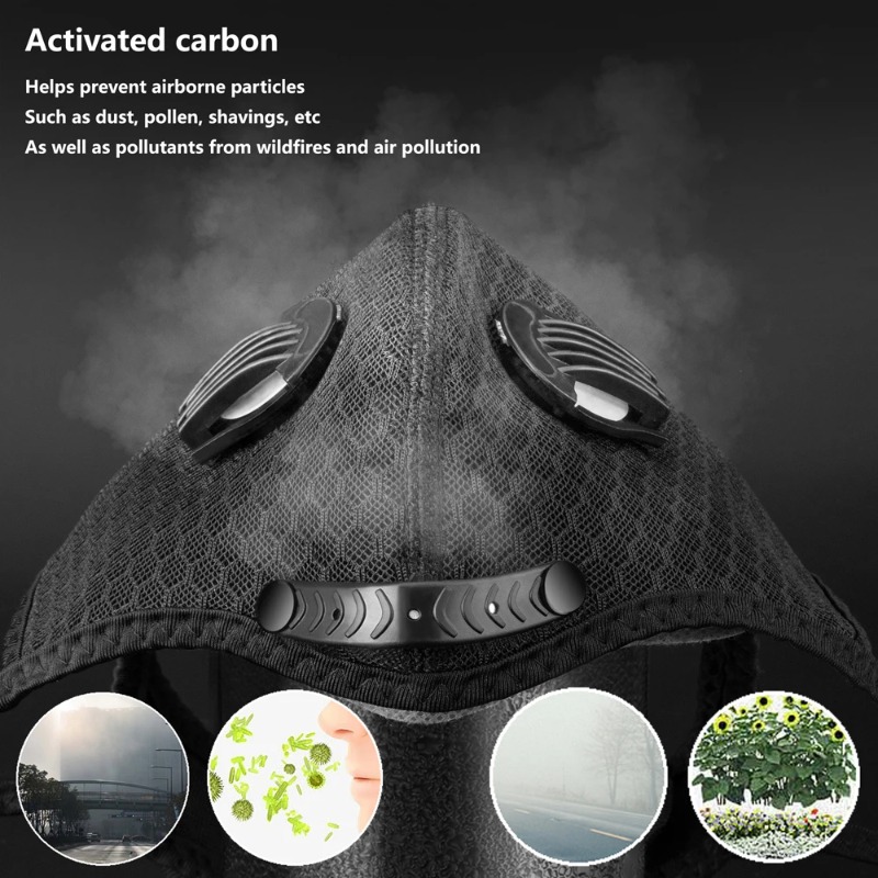 Maseczka sportowa do jazdy na  – Anti Pollution Mask recenzja i cena