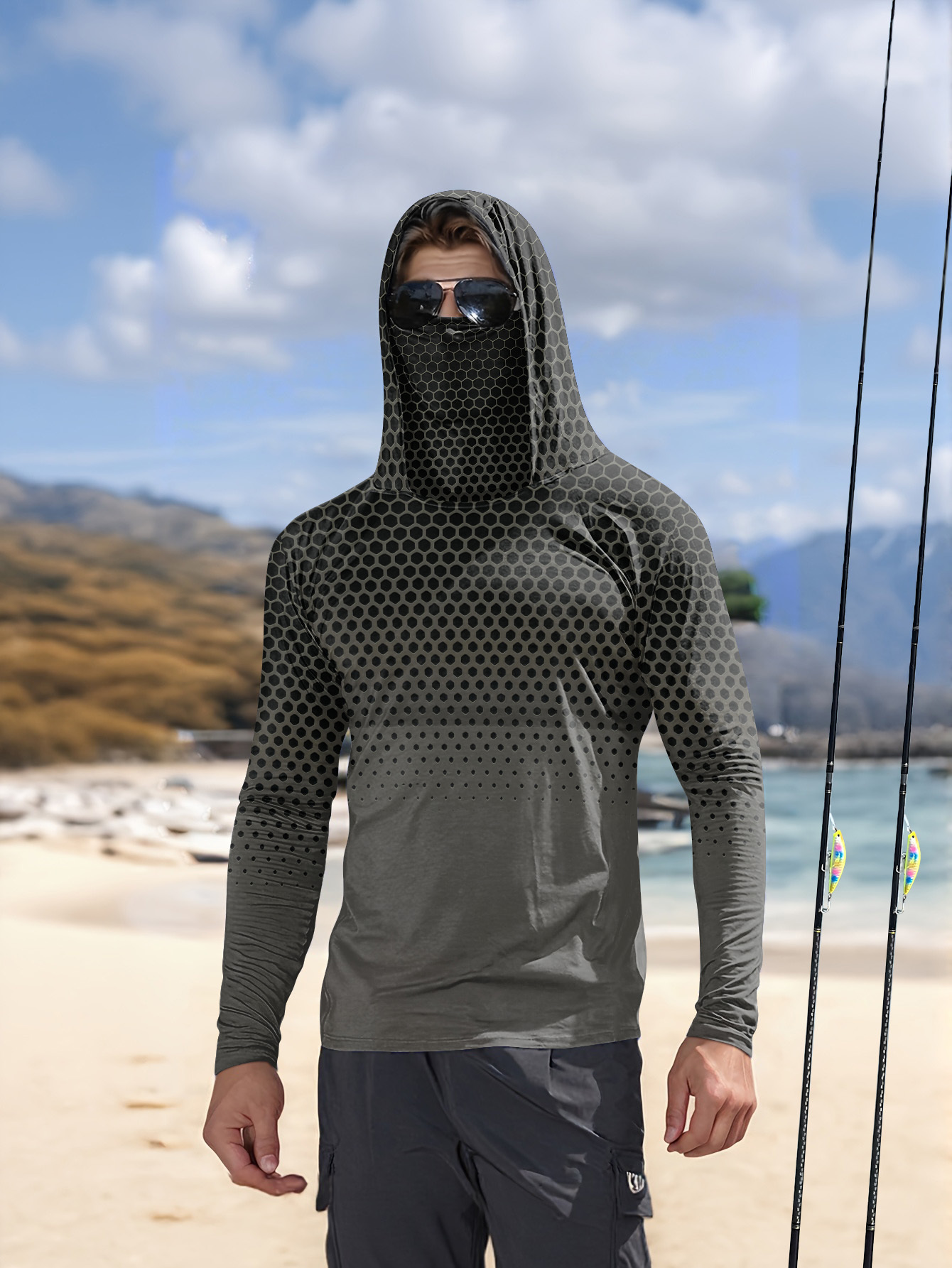 Męska letnia koszulka wędkarsk – Sports Mask Breathable recenzja i cena